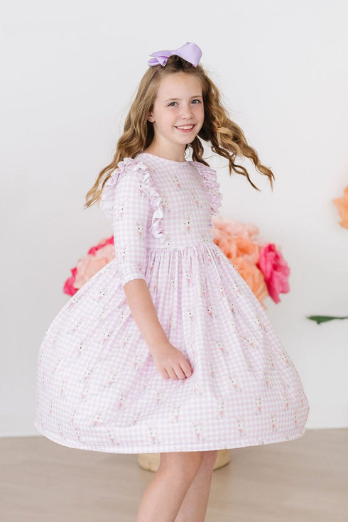 baby-bunnies-3-4-sleeve-ruffle-twirl-dress Mila &  Rose - Sophia's Style--3T--4